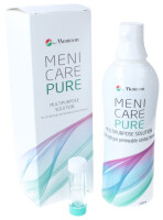 Menicon Multifunktionelle Lösung für Kontaktlinsen MENI CARE PURE 250 ml inkl. Kontaktlinsenbehälter