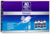 Aosept Plus mit Hydraglyde Pflegemittel, Systempack, 360 ml (4er Pack)