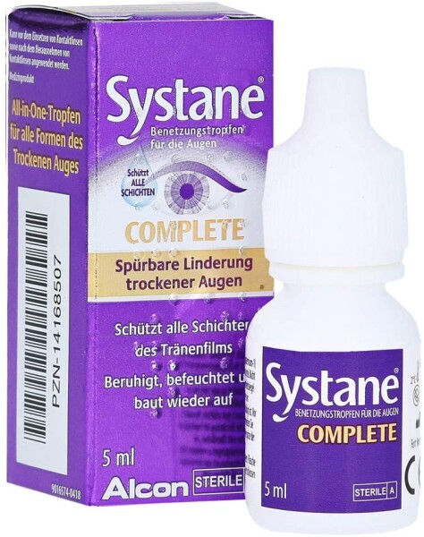 Systane Complete Benetzungstropfen für die Augen - 5 ml