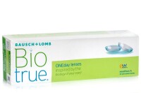 Bausch + Lomb Biotrue ONEday sphärische Tageslinsen 30er Pack BC 8,6 mm / DIA 14,2 mm