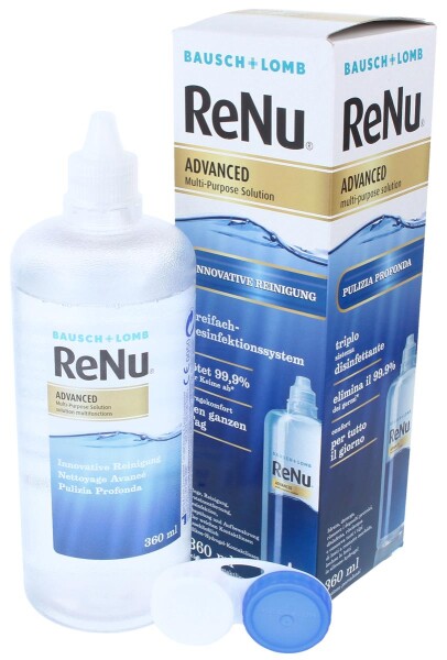 Bausch + Lomb ReNu Advanced Dreifach - Desinfektionssystem für weiche Kontaktlinsen 1 x 360 ml