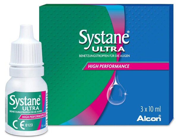 Systane ULTRA HIGH PERFORMANCE Augen-Benetzungstropfen 3x 10 ml