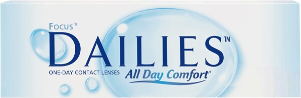 Alcon Focus Dailies All Day Comfort Tageslinsen weich, 30er Packung / BC 8.6 mm / DIA 13.8