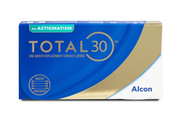 Alcon TOTAL 30 torische Monatslinsen for Astigmatism 6er Packung / BC 8.6 mm / DIA 14.5 mm