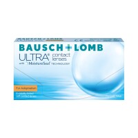 Bausch + Lomb ULTRA for Astigmatism, torische Monatslinsen weich, 6er Packung / BC 8.6 mm / DIA 14.5