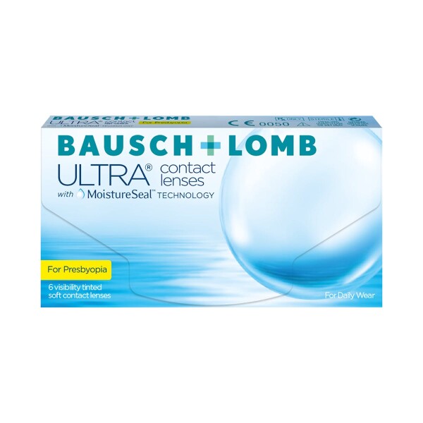 Bausch und Lomb Ultra for Presbyopia, Premium Monatslinsen, Gleitsicht-Kontaktlinsen weich, 6er Packung BC 8.5 mm / DIA 14.2