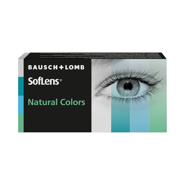 Bausch + Lomb Soflens Natural Colors - 2er Packung Farblinsen, Radius: 8.70 / Durchmesser: 14.00 in 10 Farben