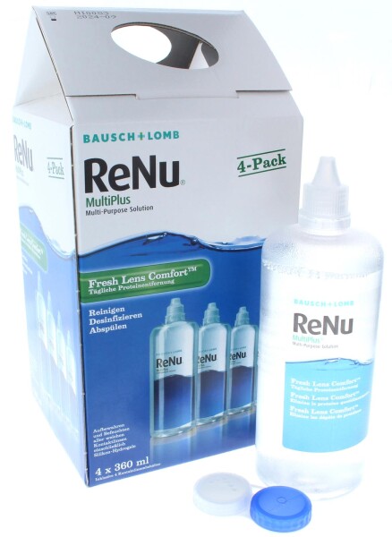 Bausch + Lomb ReNu Multiplus Kombilösung für weiche Kontaktlinsen im 6 - Monatspack
