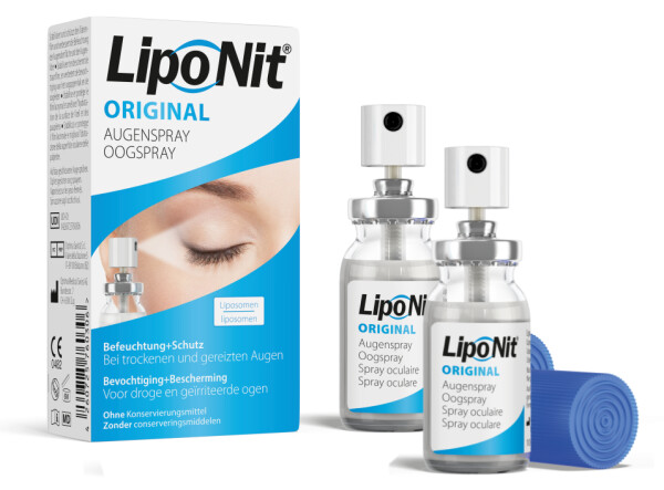 DOPPELPACK Lipo Nit Augenspray - Classic - 1 x Set 10 ml mit extra Einzelflasche