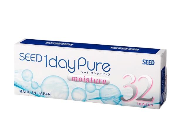 SEED 1dayPure moisture Tageslinsen, 32 er Box / BC 8.8 / DIA 14.2 mm