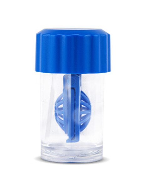 MPG&E ECCO H Kontaktlinsenbehälter für weiche Kontaktlinsen in Blau/Transparent