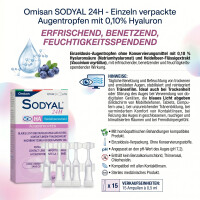 Einzeln verpackte Augentropfen mit 0,10% Hyaluron -...