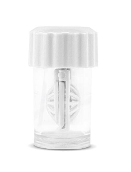 MPG&E ECCO V - Kontaktlinsenbehälter mit Ventil für Peroxidsysteme in Weiß