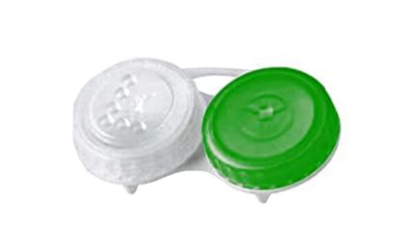 Flacher Kontaktlinsenbehälter von Biotrue für weiche Kontaktlinsen geeignet