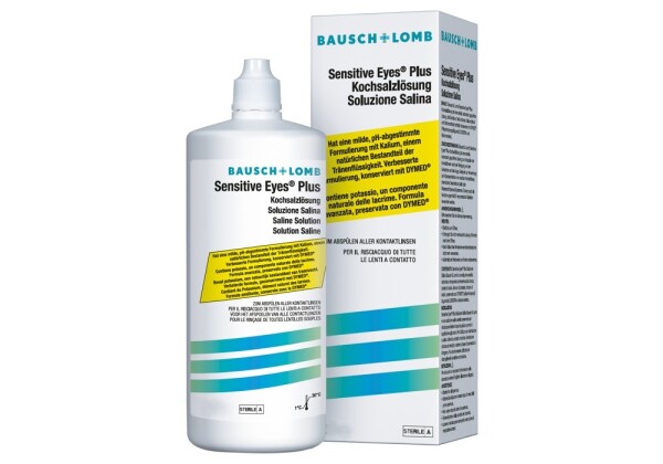 Bausch + Lomb Sensitive Eyes - pH-neutrale Kochsalzlösung, 1 x 360 ml