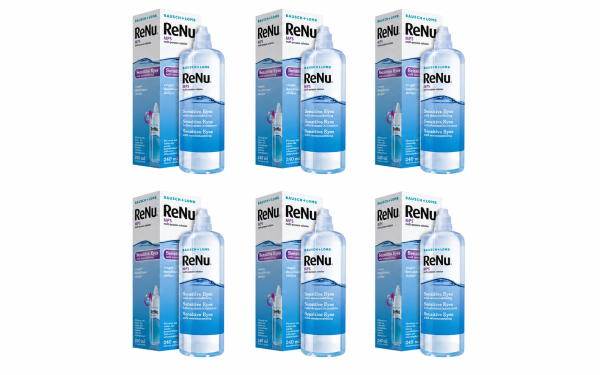 Bausch + Lomb ReNu MPS Sensitive Eyes 3 x 240 ml – Kombilösung für weiche Kontaktlinsen