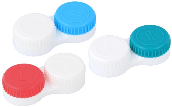 Kontaktlinsenbehälter / Flachbehälter mit großem Durchmesser - für Sklerallinsen geeignet