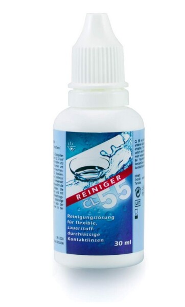 Reiniger CL 55 für formstabile Kontaktlinsen, 30 ml