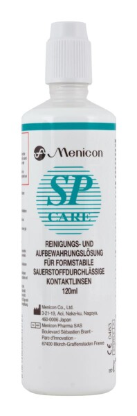 Menicon SP-Care Reinigungs- und Aufbewahrungslösung für Kontaktlinsen - 120ml